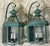 Elegant Pair of Vintage Brass Wall Lanterns For Sale - Image 17 of 18
