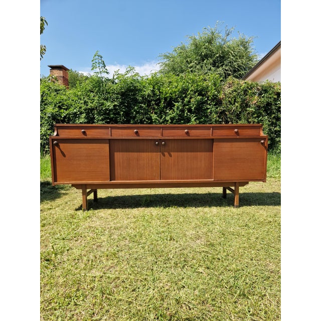 Vintage Scandinavian Teak Sideboard, 1960s For Sale - Image 4 of 18