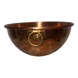 Vintage French Mauviel 1830 Copper Mixing Bowl