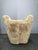 Art Deco Wingback Armchair in Honey Skandilock Sheepskin, 1930s For Sale - Image 3 of 11