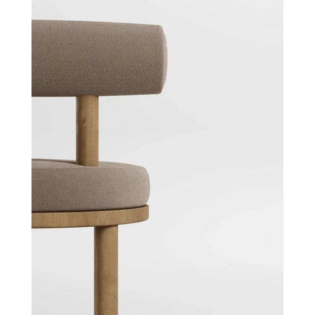 Not Yet Made - Made To Order Modern Moca Chair in Boucle and Oak by Collector Studio For Sale - Image 5 of 6