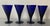 Blue Antique Early 19th Century English George III Blue Cobalt Wine Glasses - Set of 4 For Sale - Image 8 of 18