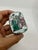 Chinese 1960s Vintage Chinese Hand Painted Figure Porcelain Chard Embossed Silver Trinket Box For Sale - Image 3 of 5