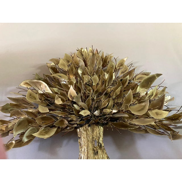 Metal Mid 20th Century Metal Tree of Life Wall Sculpture / Art For Sale - Image 7 of 11