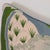Christopher Farr Christopher Farr Cloth Carnival Print Linen 15x24" Lumbar Pillow in Blue & Green- Single For Sale - Image 4 of 5