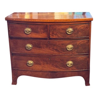 George III Bowfront Chest For Sale