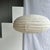 Large Oval Flattened Pendant Light in Rattan and Natural Linen, 1980s For Sale - Image 6 of 9