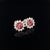 Rubellite Tourmaline Diamond Earrings 14k WG 2.55 TCW Certified For Sale - Image 9 of 14