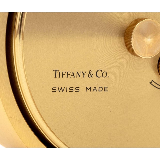Tiffany & Co. Brass Desk Clocks, 4 For Sale - Image 11 of 12