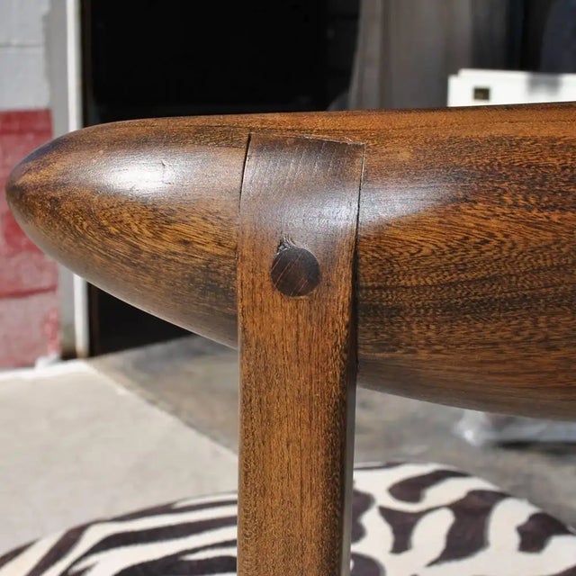 Wood 1 Midcentury Dining Chair in the Manner of Kurt Ostervig For Sale - Image 7 of 8