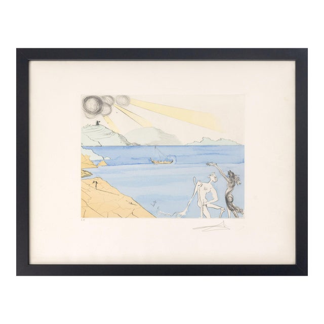 Salvador Dali "Les Lauriers De Bonheur" Etching For Sale