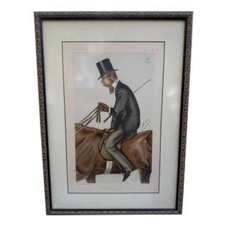 A Liberal Peer | Caricature of Henry Foley, 5th Baron Foley | Vanity Fair Print | 1882 For Sale