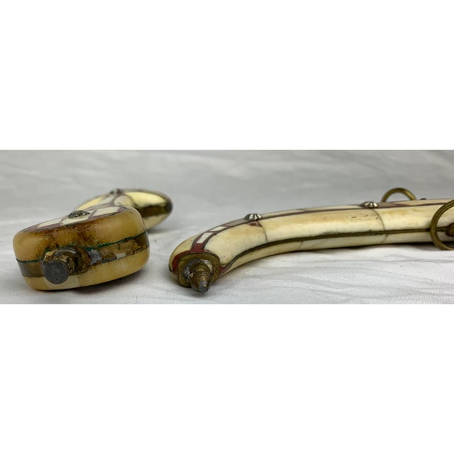 Traditional Curved Moroccan Dagger For Sale In Los Angeles - Image 6 of 11