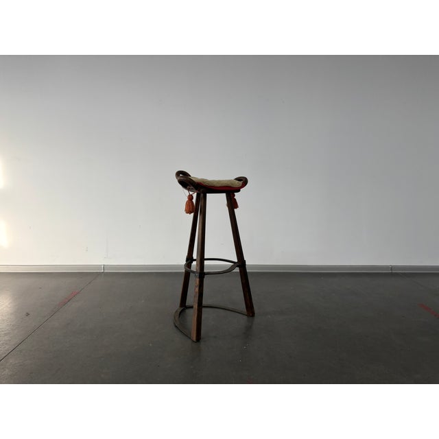 Vintage Brutalist Marbella Stools attributed to Sergio Rodrigues, 1970s, Set of 2 For Sale - Image 16 of 18