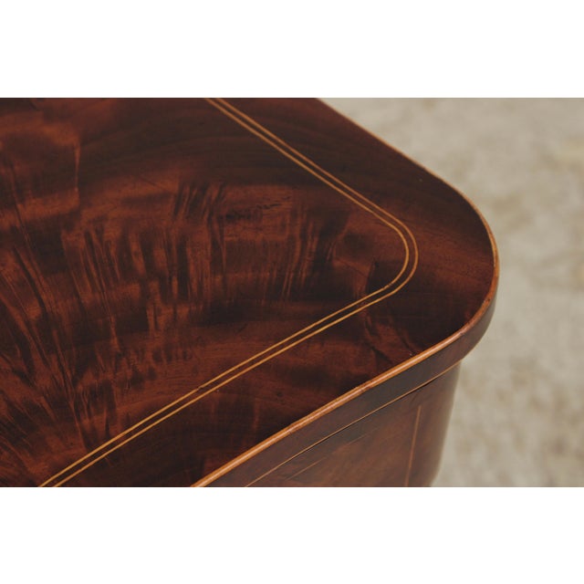 Antique English 19th Century Mahogany Sewing Work Table For Sale - Image 13 of 18