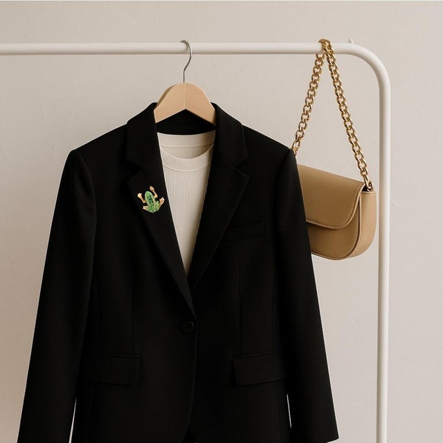 Mid-Century Modern 18k Yellow Gold Vintage 3d Frog Brooch With Green Spotted Enamel Details Status:Published - Marketplace For Sale - Image 3 of 5