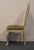 Late 20th Century Century Furniture Cream / Off White Painted Contemporary Country French Style Cane Back Dining Side Chair For Sale - Image 5 of 9