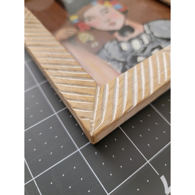 Mid-Century Modern Beekeepers Daughter Inseparable Iiiv Mid Century Modern Portraits by Alexandra Swistak For Sale - Image 3 of 7
