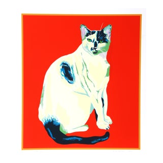 Dody Muller Mid-Century 'My Cat' Lithograph For Sale