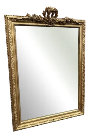 Large Gilt Mirror, 19th Century