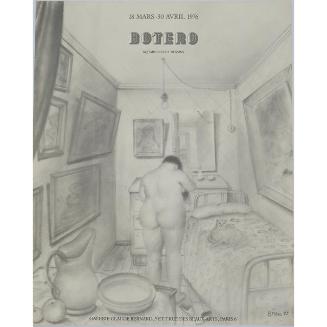 Fernando Botero, La toilette, Nude, Screen Print For Sale