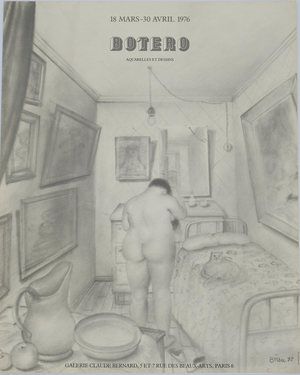 Fernando Botero, La toilette, Nude, Screen Print