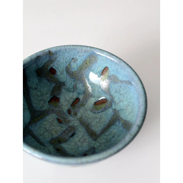 Vintage Studio Pottery Bowl For Sale - Image 9 of 11
