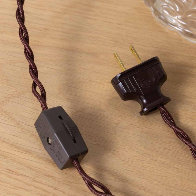 1940s Petite Murano Glass Lamps - a Pair For Sale - Image 10 of 12