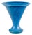 Trumpet-Shaped Turquoise Glazed Ceramic Vase from Kähler, Denmark, 1940s For Sale