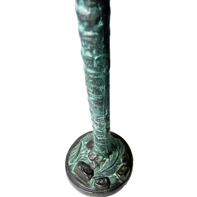 Chinoiserie 1960s Palm Beach Monkey Candlestick Holders- Set of 2 For Sale - Image 3 of 4