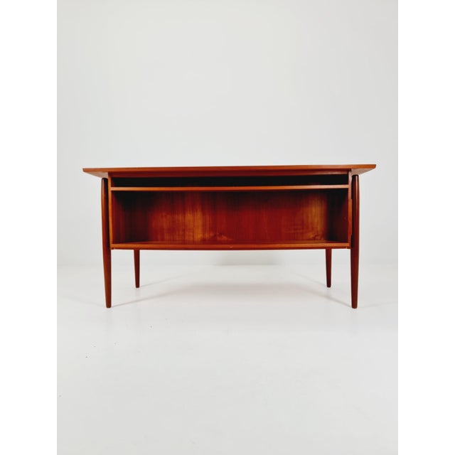 Vintage Danish Teak Desk from GV Møbler, 1960s For Sale - Image 10 of 18