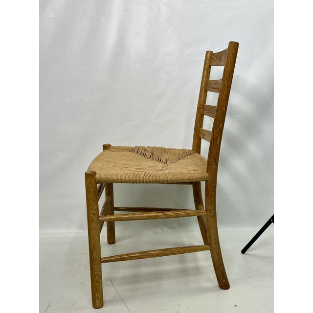 Vintage Modern Danish Style Oak Side Chair