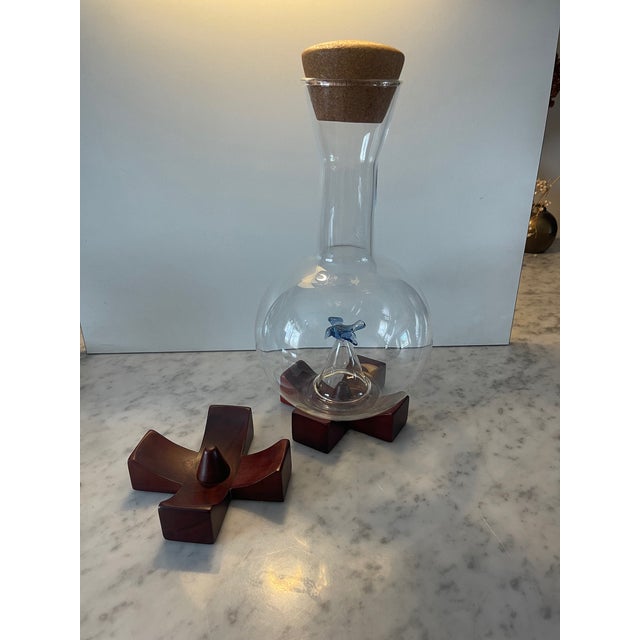 Michael Graves with Swid Powell production. Beautiful hand blown Glass decanter designed by Michael Graves, produced by...