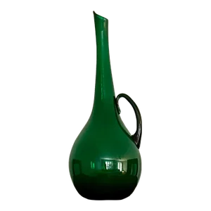 1970's Blenko Decanter - Winslow Anderson - Scarce Chianti Green