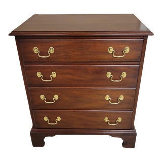 20th C Henkel Harris Mahogany End Table Chest For Sale