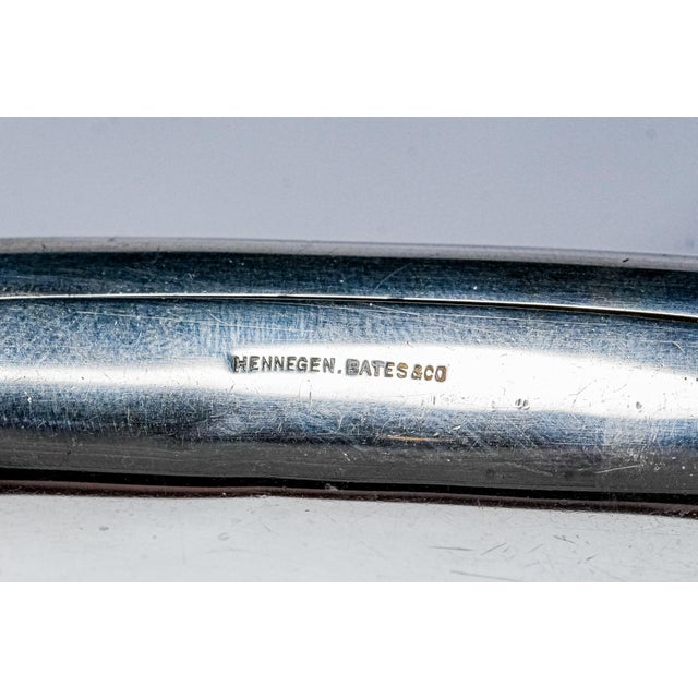 Exceptional Hand Painted Enamel Antique Sterling Silver Cigarette Case Horse Equestrian English Country Fox Hunt Scene For Sale - Image 14 of 18