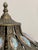 Vintage 38” Hollywood Regency Brass & Marble Prism Lamp For Sale In New York - Image 6 of 10