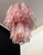 Vintage Glass Tube Chandelier with 30 Albaster Pink Glasses, 1990s For Sale - Image 17 of 18