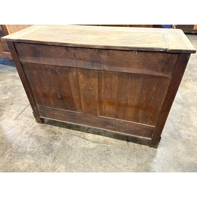 French French Buffet Louis Phillipe Style Bleached Circa 1860 Walnut Wood. For Sale - Image 3 of 6
