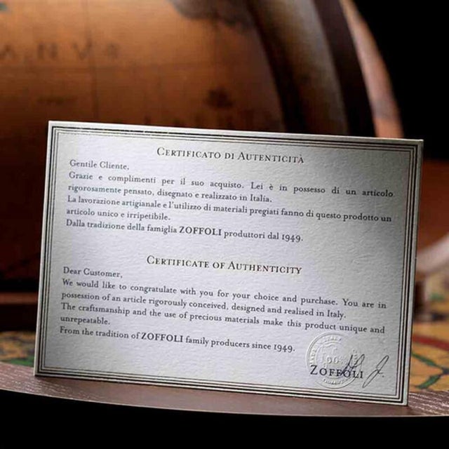 Wood Globe Bar by Zoffoli Globes For Sale - Image 7 of 11