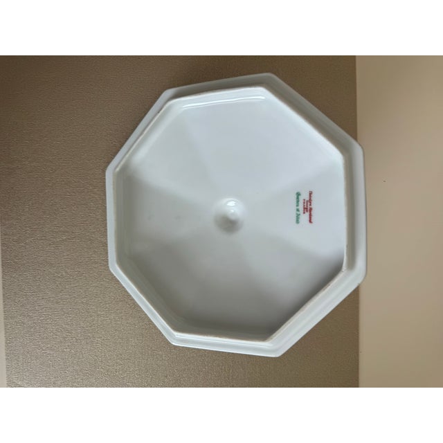 White Theodore Haviland Round Covered Vegetable Garden of Allah For Sale - Image 8 of 9
