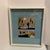 Glass 1960s Vintage Mixed Media Persian Painting For Sale - Image 7 of 7