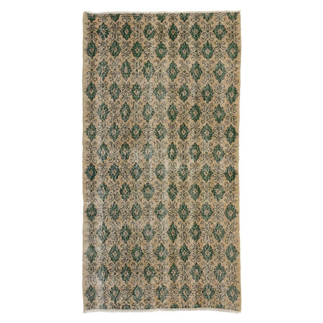Zeki Muren Vintage Turkish Sivas Rug - 03'03 X 06'01 For Sale - Image 9 of 10