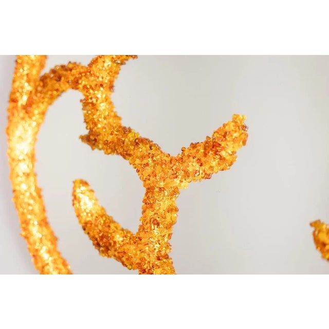 Circular Mirror in Semi-Precious Stones For Sale - Image 3 of 10