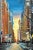 Chrysler Building 42nd Street New York City at Sunset With Golden Yellow Sky by Contemporary British Artist For Sale - Image 11 of 12