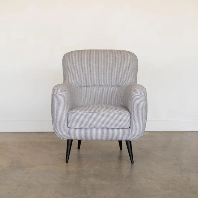 Blue Pair of 1960's Italian Upholstered Armchairs For Sale - Image 8 of 12