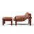 Percival Lafer Percival Lafer Mp41 Mid Century Brazilian Leather Lounge Chair and Ottoman For Sale - Image 4 of 11