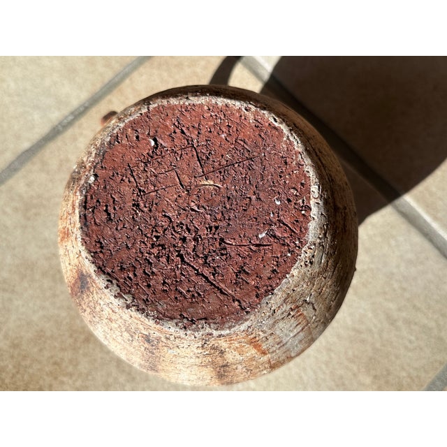 Rustic Studio Ceramic Jug Vase by Gerhard Liebenthron, Bremen, Germany, 1970s For Sale - Image 6 of 13