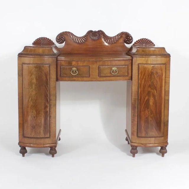 Small English Mahogany Sideboard For Sale - Image 9 of 9