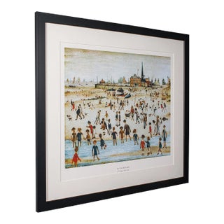 1990's Vintage Print Ls Lowry at the Seaside For Sale